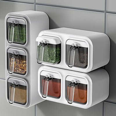 ranges epices mural multiboxe avec fixation sans perçage epicea luxe