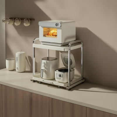 support micro onde coulissant 52cm longeur riz Mova