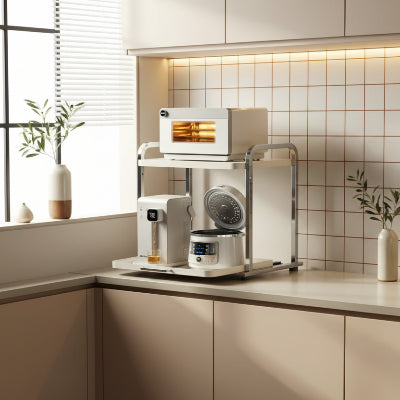 support micro onde organisation optimale cuisine Mova