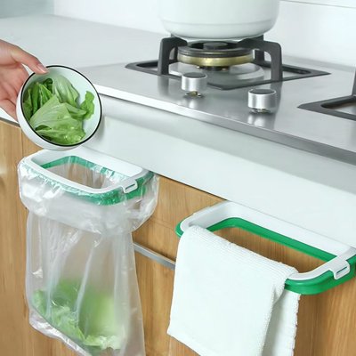 support pour sac poubelle porte cuisine HangBag