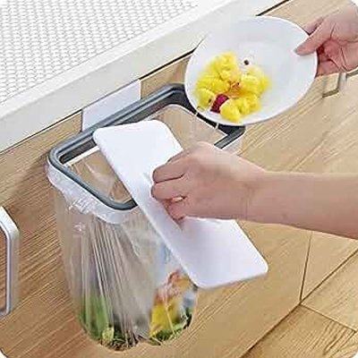 support sac poubelle universel pour placard ClipBin