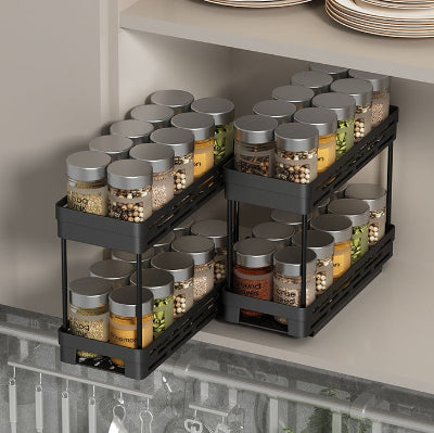 Tiroir à épices coulissant avec protection antichute pour pots VertiSpice