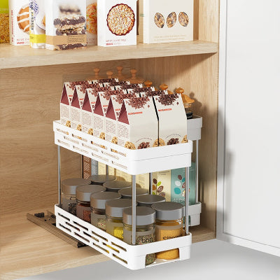 Tiroir à épices pour placard et armoire VertiSpice blanc