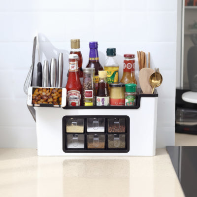 tiroirs epices organisateur tout en un blanc ChefOrganizePro