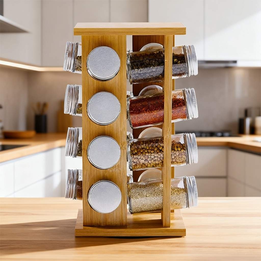 tourniquet a epice rangement vertical bambou efficacité Gourmet Prestige Rotatif